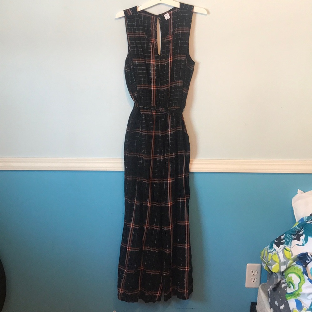 Plaid jumpsuit